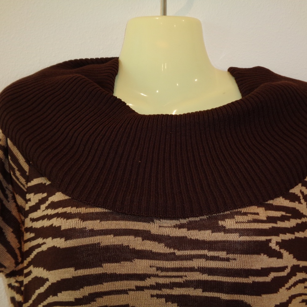 Elementz MSVU0507 Brown New Turtleneck Sweater - Picture 3 of 8